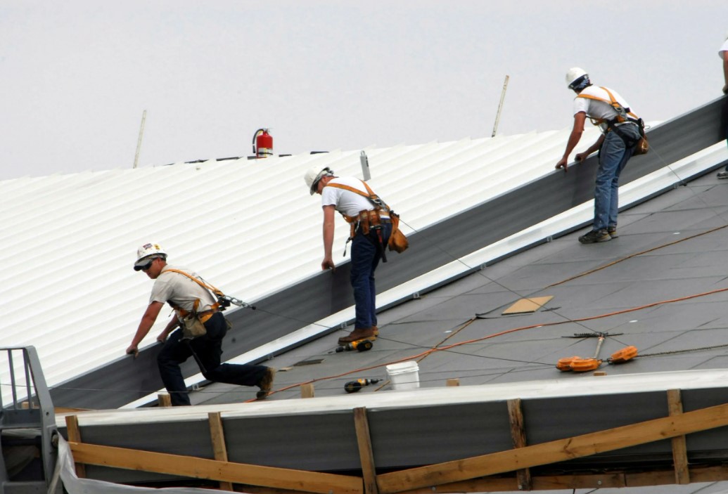 new roof construction