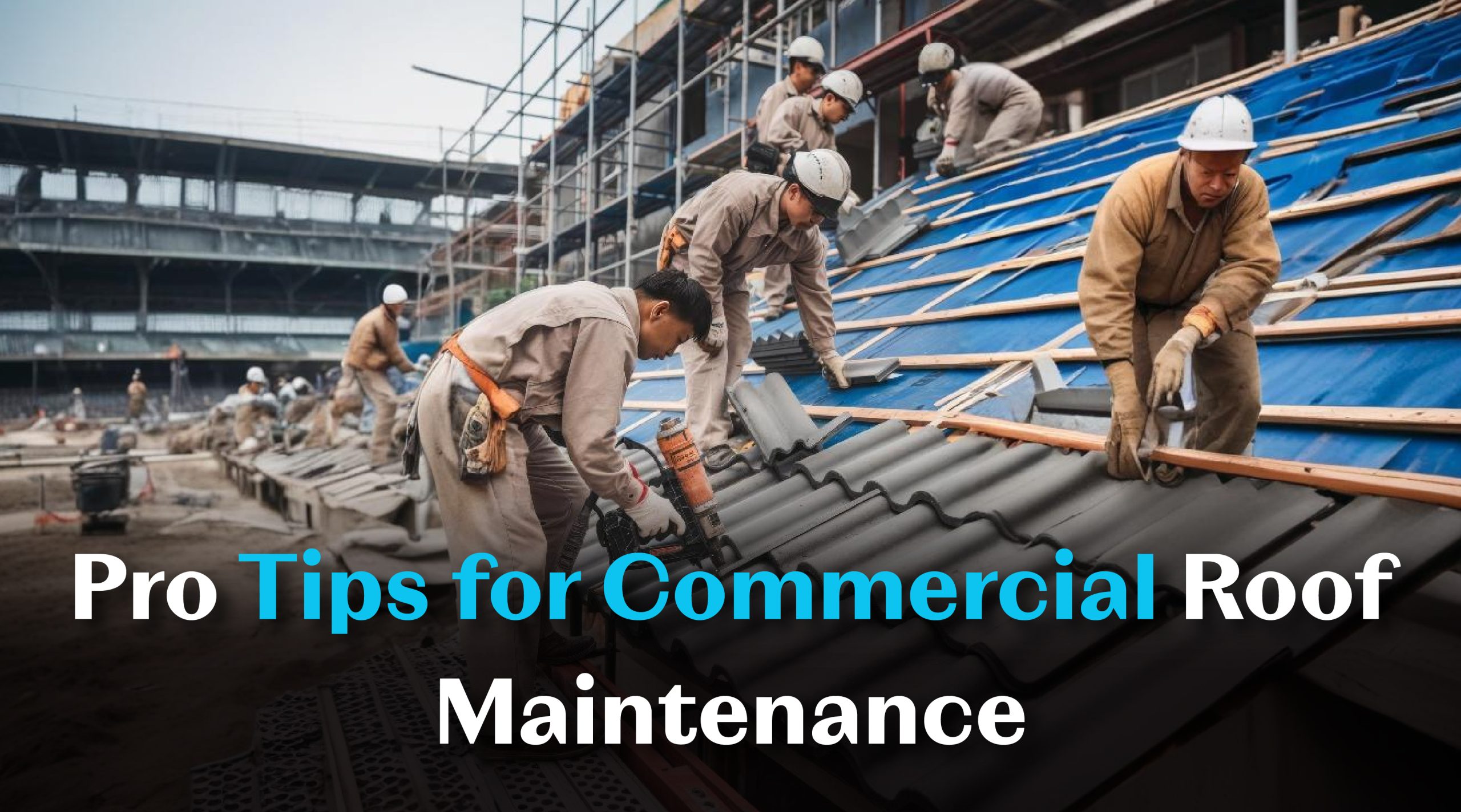 Commercial roof maintenance services